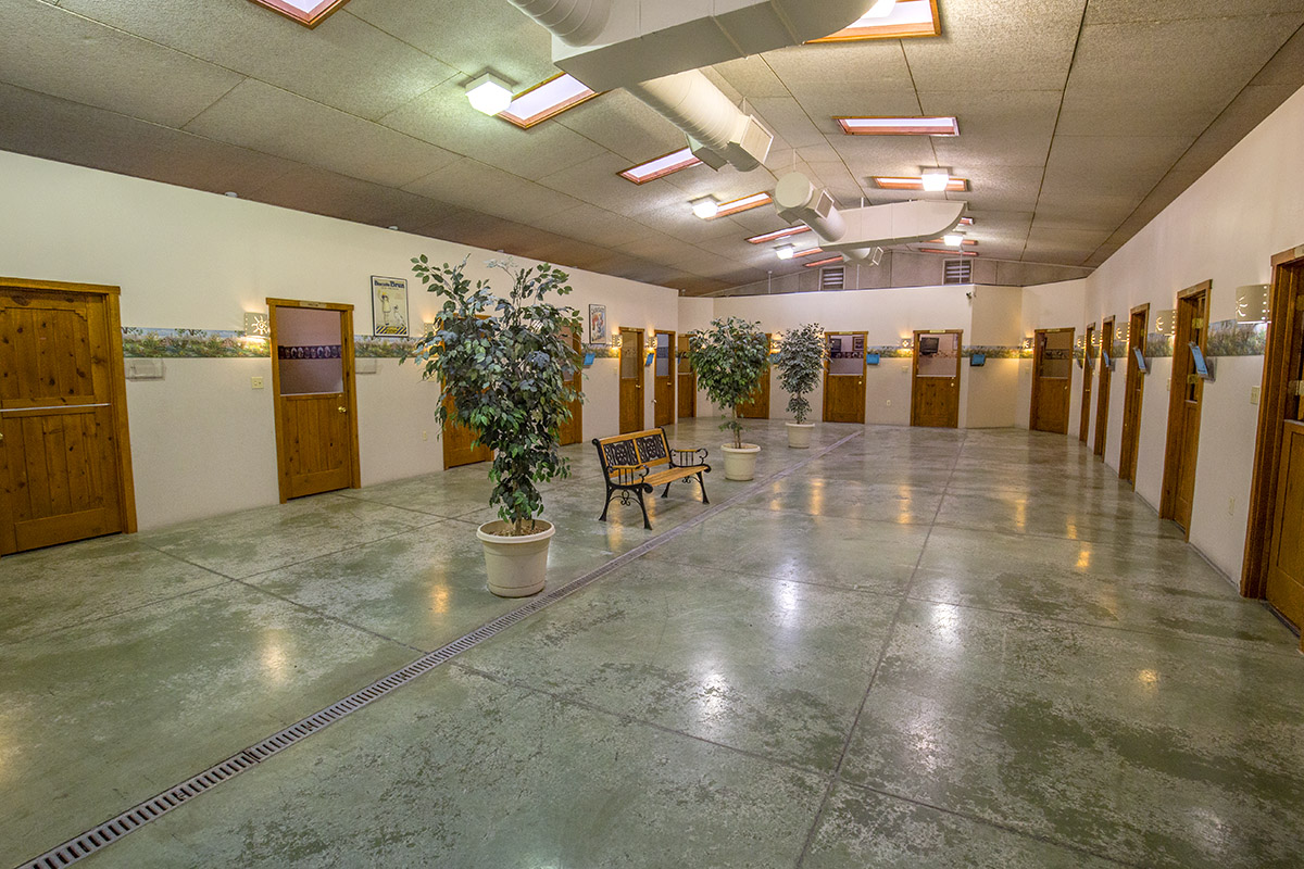 Waiting area at North Valley