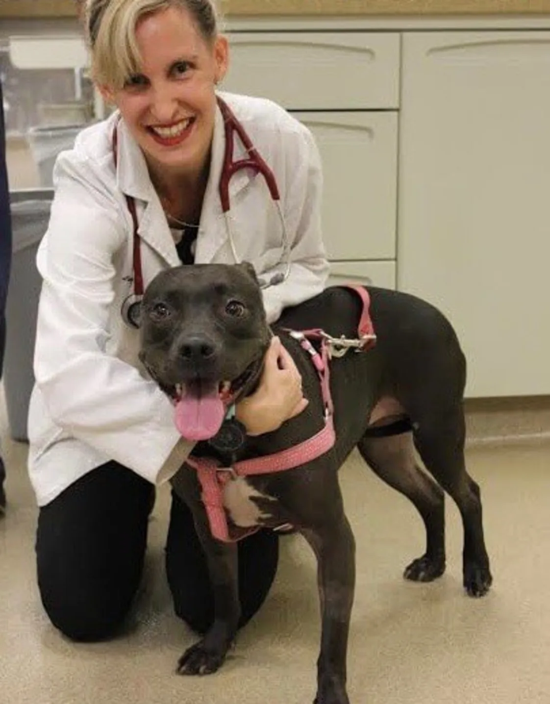 Khaleesi with Dr. Matzuka Khaleesi with Dr. Matzuka