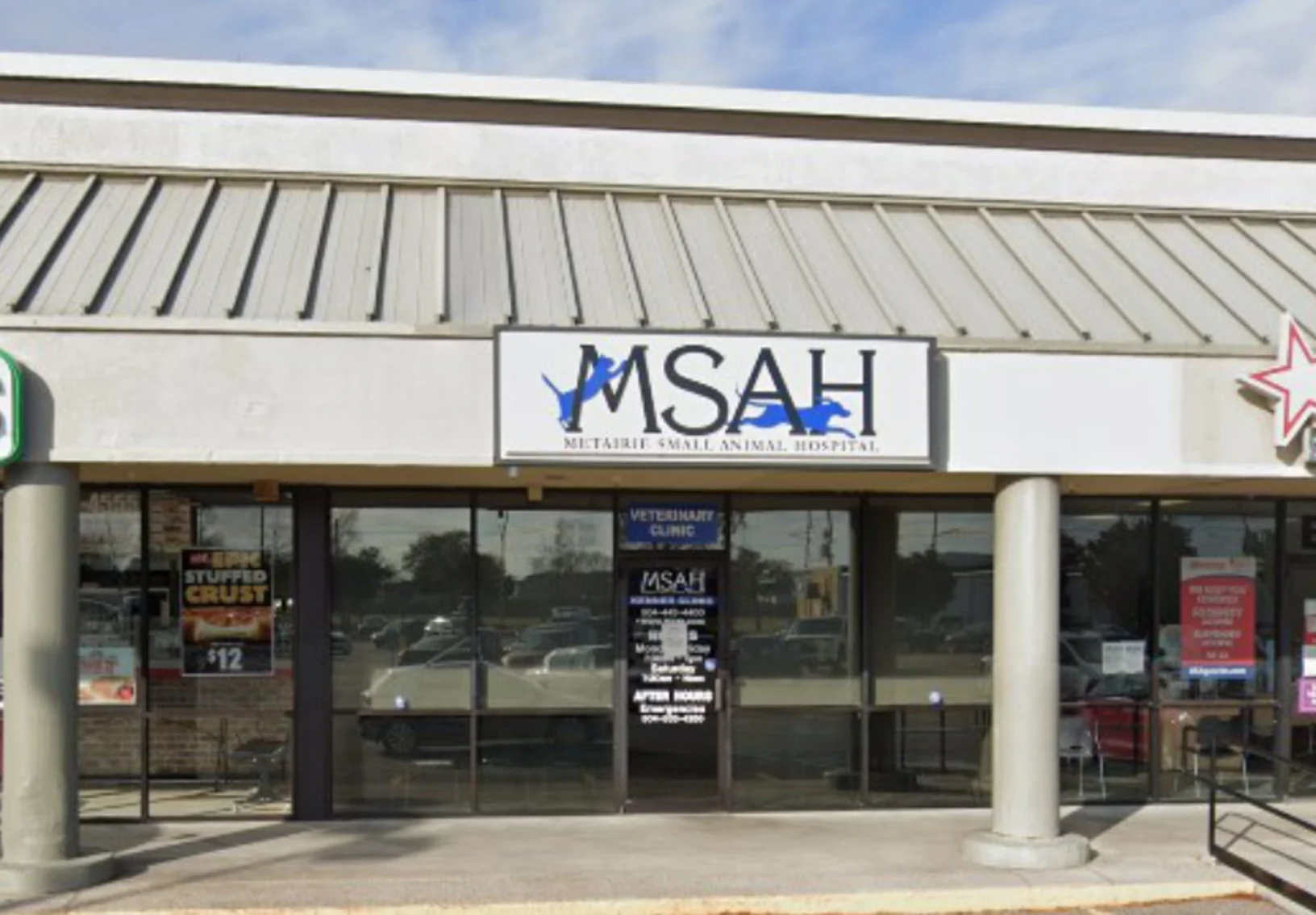 Metairie Small Animal Hospital (MSAH) - Kenner Clinic Exterior Metairie Small Animal Hospital (MSAH) - Kenner Clinic Exterior