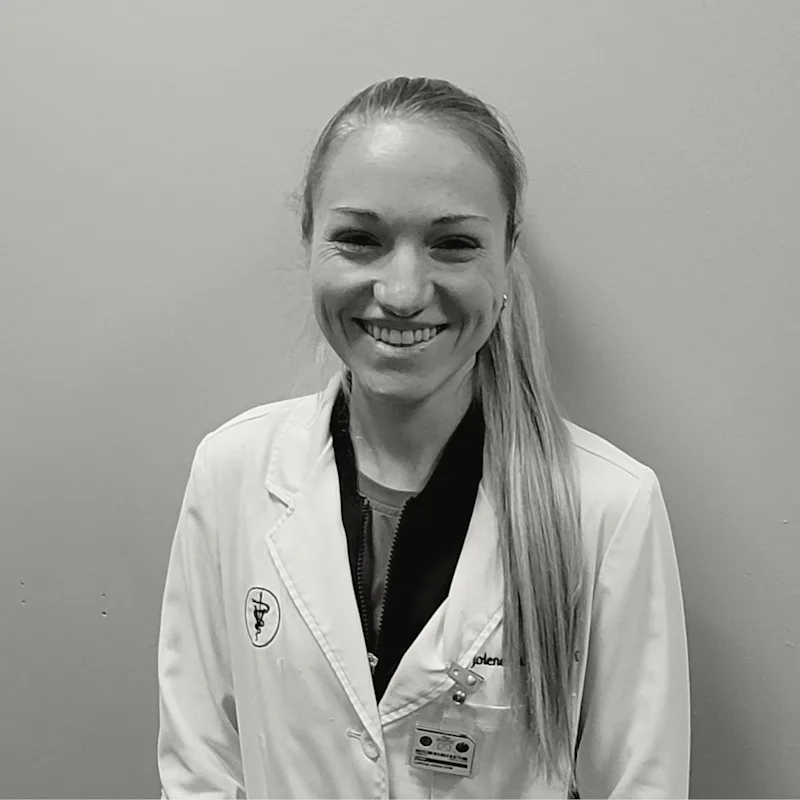 Jolene Lathrop holding puppy at Liverpool Village Animal Hospital Jolene Lathrop holding puppy at Liverpool Village Animal Hospital