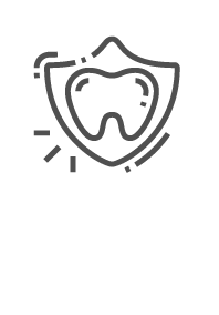 Line Art Icon Dentistry Tooth Shield