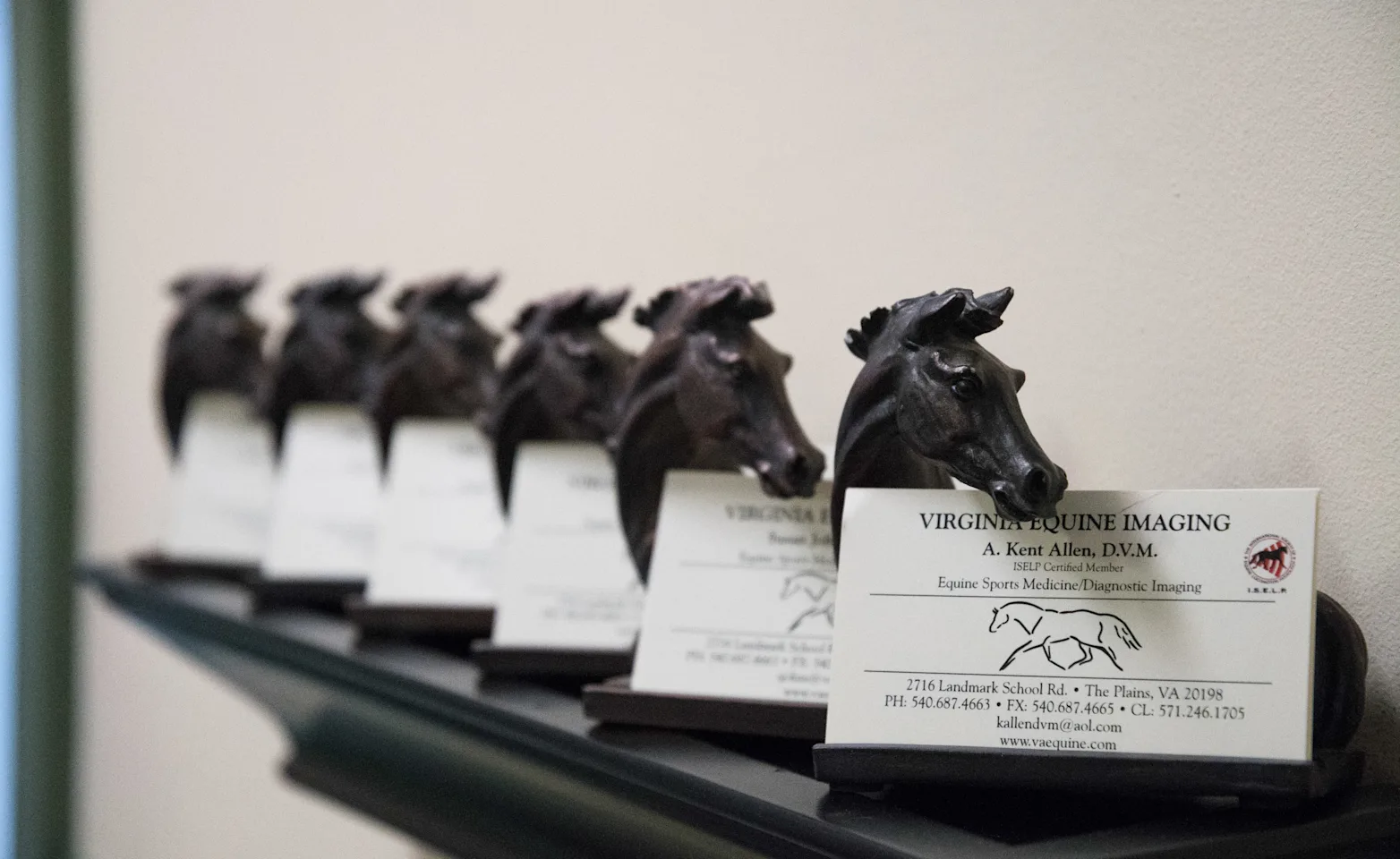 Close up of business card Close up of business card