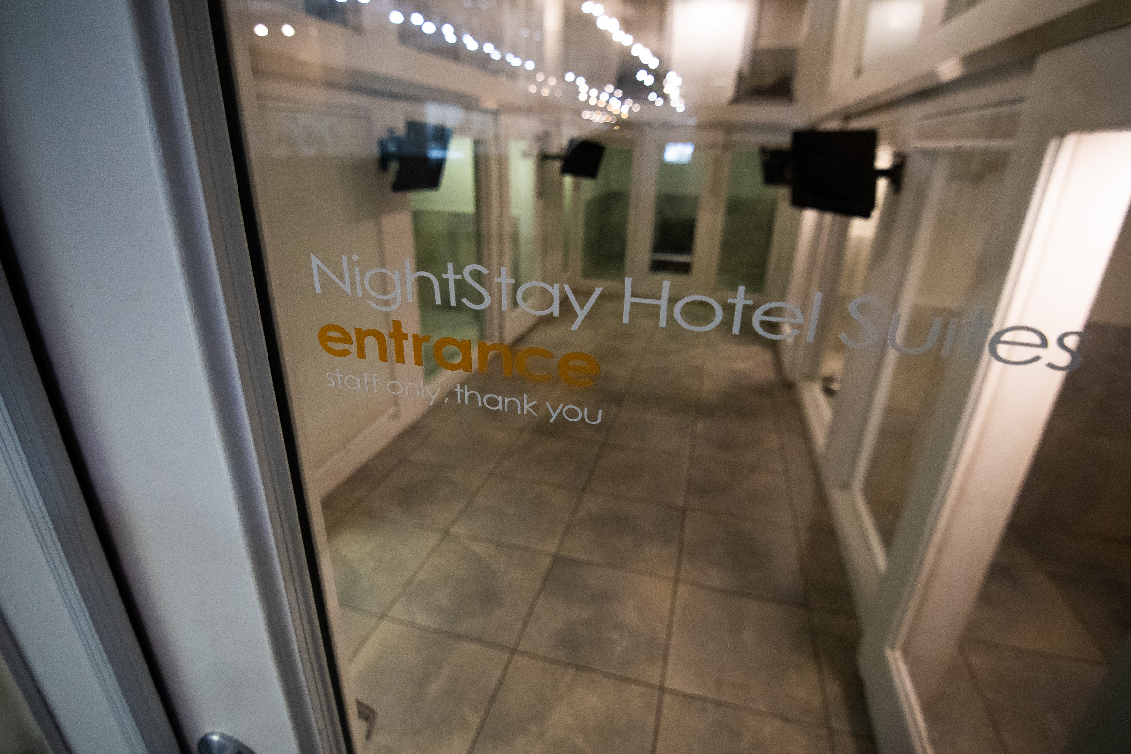 Breed Above Boarding Room Hallway