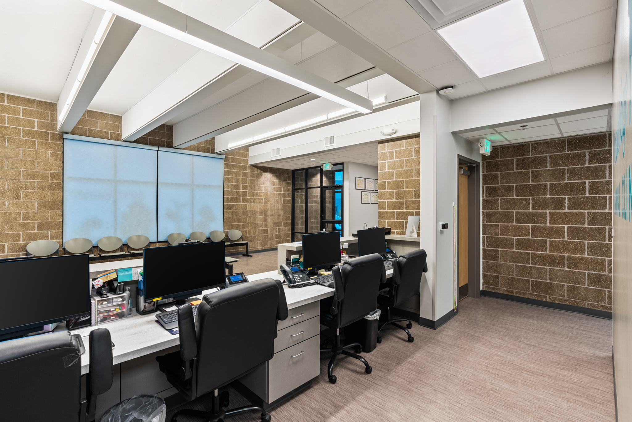 Front Desk from Employee Side