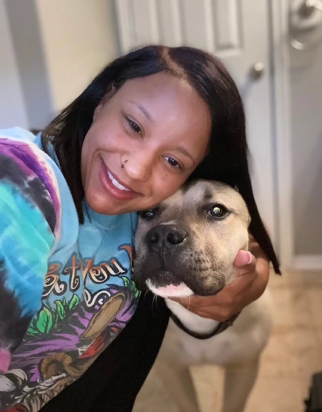Ashlei and dog Ashlei and dog
