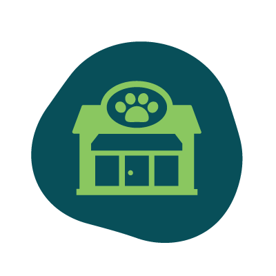 Icon of veterinary hospital