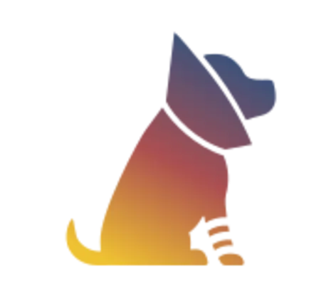 Dog in cone icon Dog in cone icon