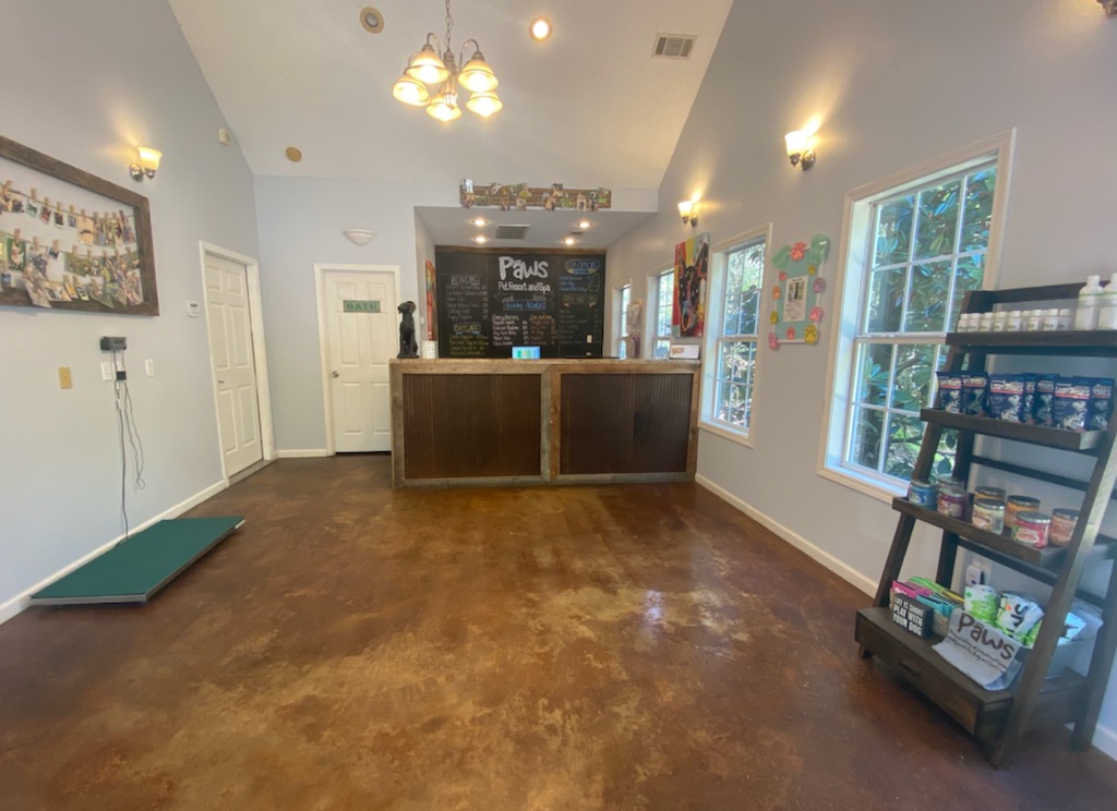 Pampered Paws Animal Hospital Lobby