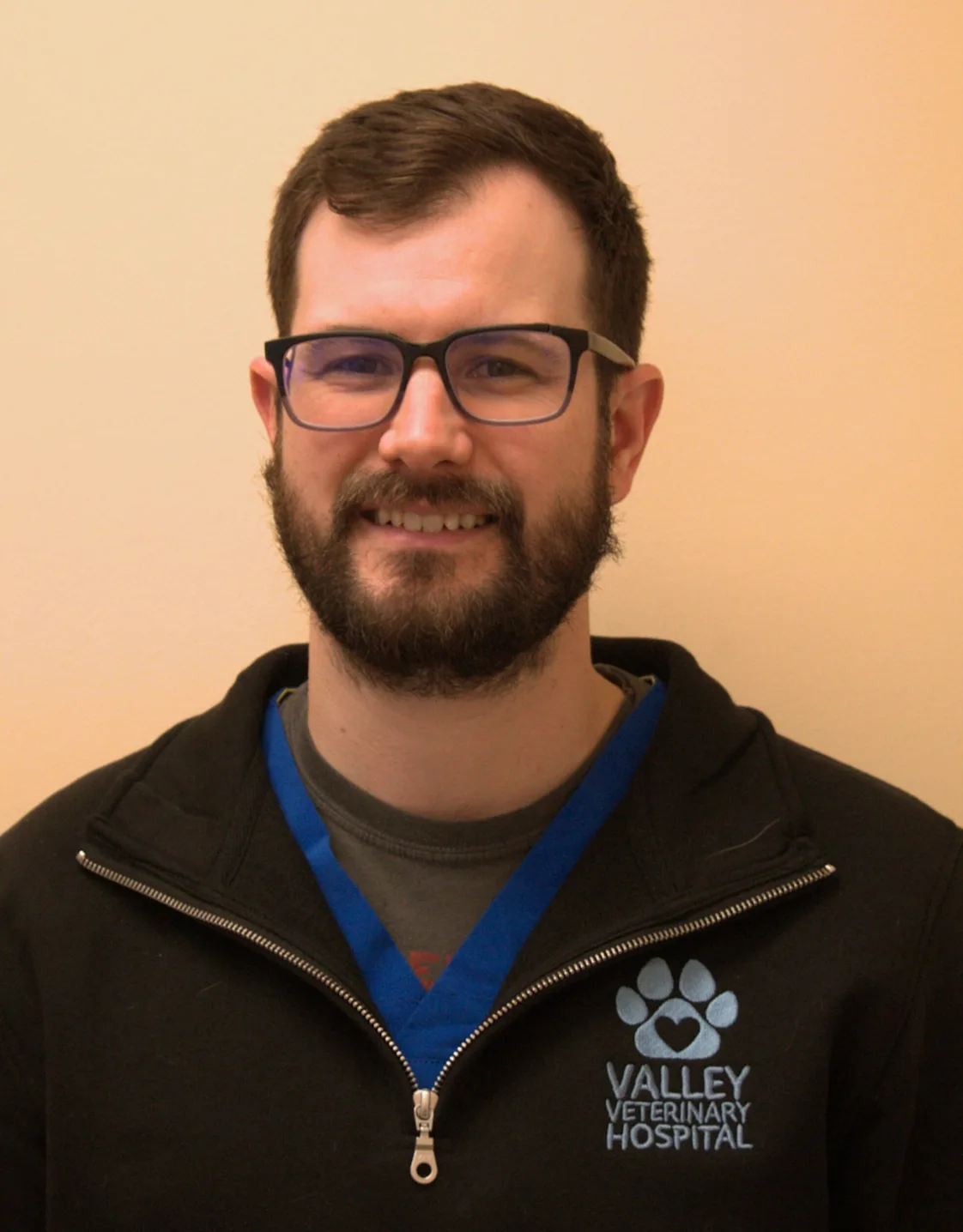 Jordan and a black dog Jordan and a black dog