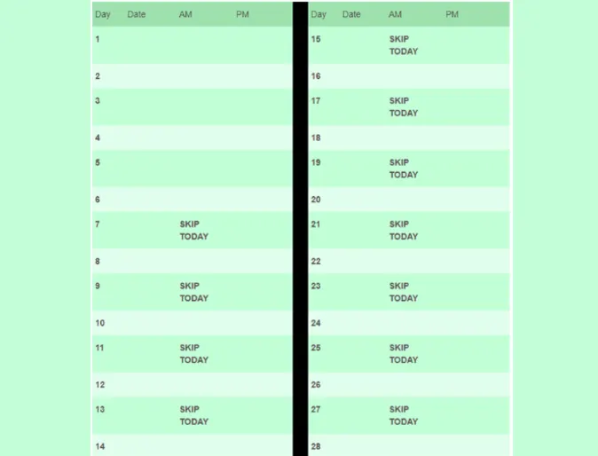 Alternate Day Dosing Schedule