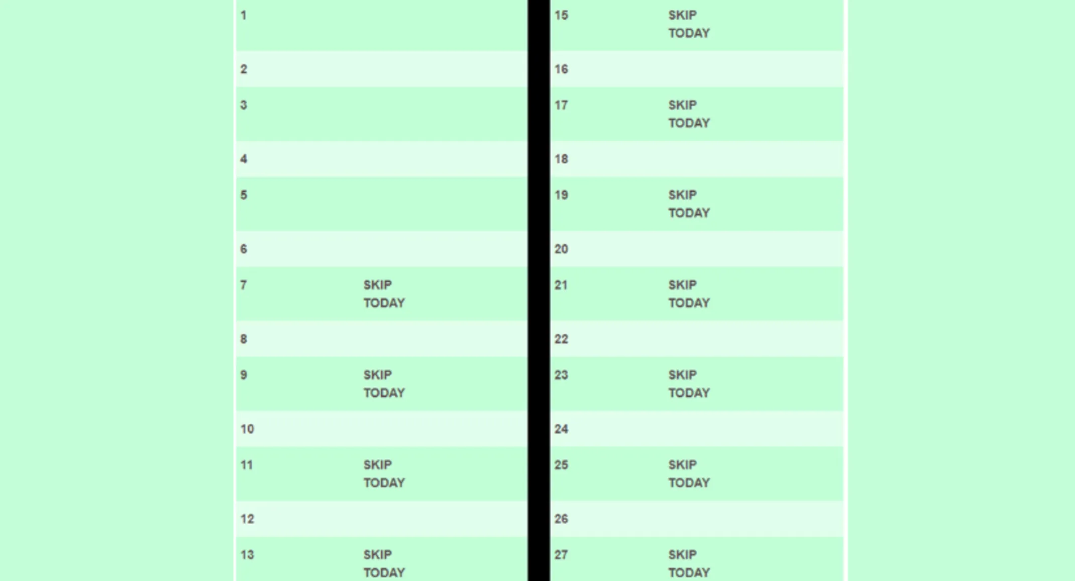Alternate Day Dosing Schedule Alternate Day Dosing Schedule
