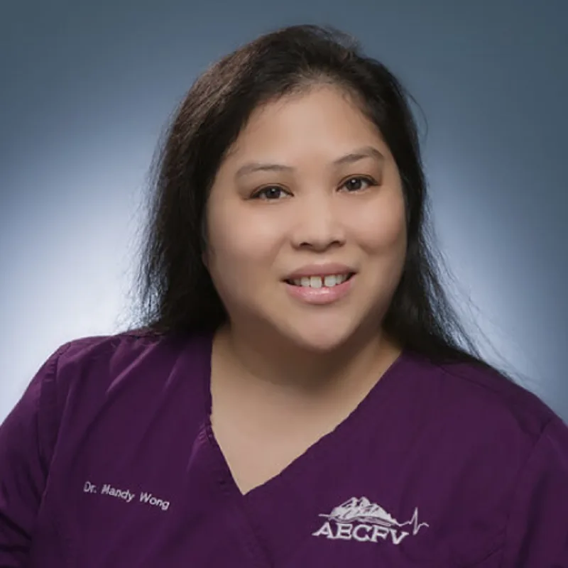 Dr. Mandy Wong at Animal Emergency Clinic of the Fraser Valley Dr. Mandy Wong at Animal Emergency Clinic of the Fraser Valley