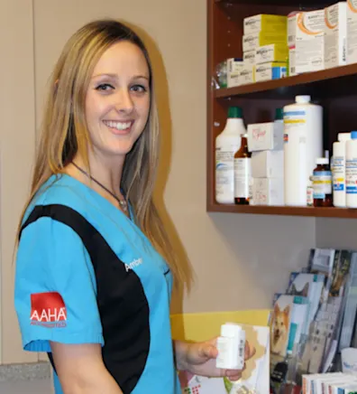 Photo of Exam Room Assistant Amber. Photo of Exam Room Assistant Amber.