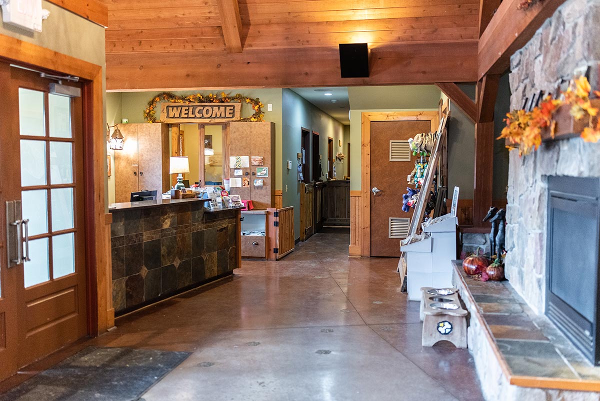 Front of Lobby Welcome Sign