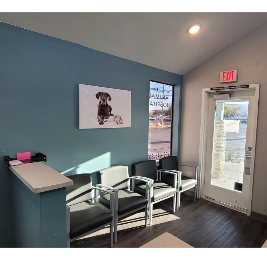 Waiting Room in Cheyenne Tonopah Animal Hospital
