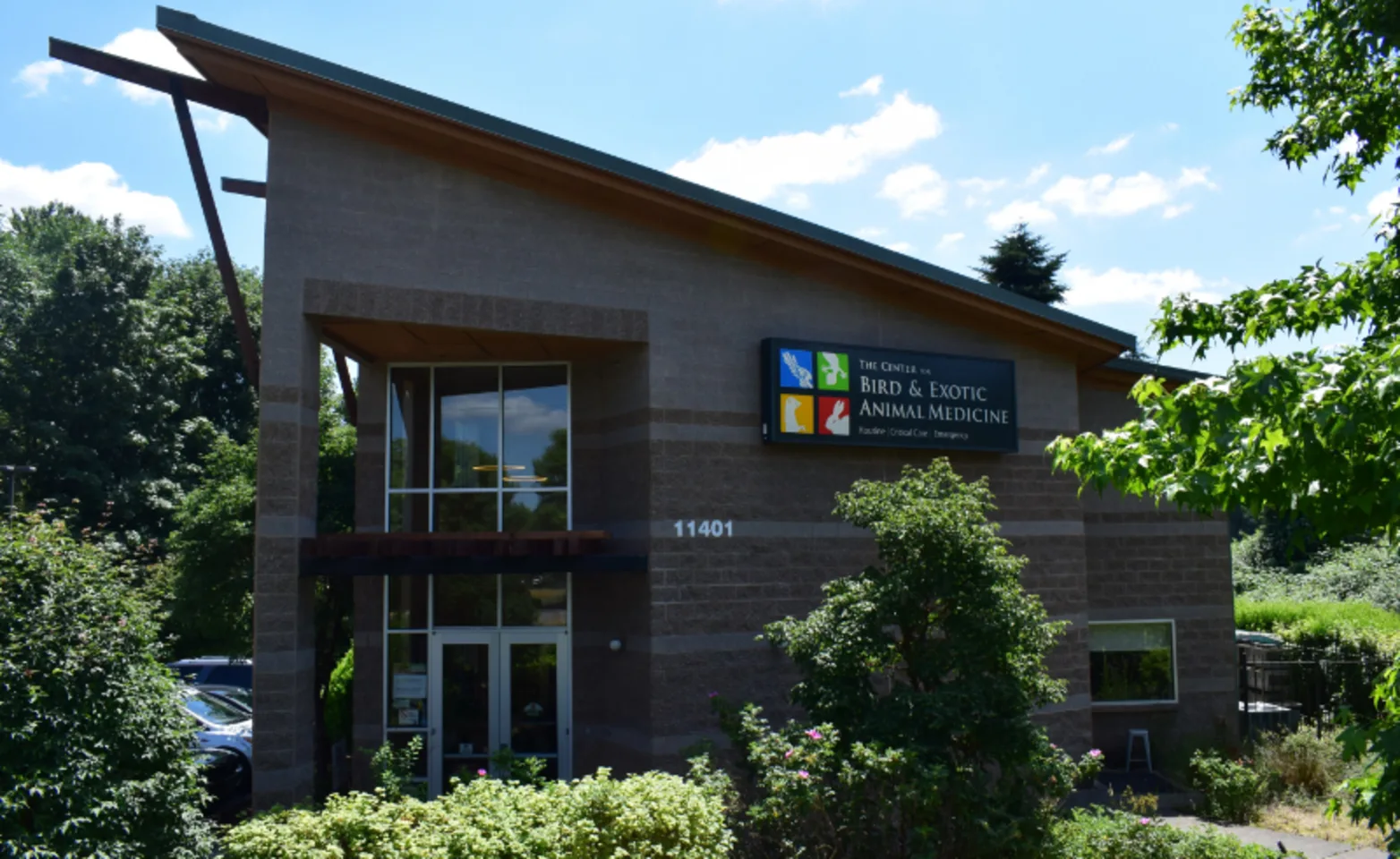 The Center for Bird and Exotic Medicine Front Entrance The Center for Bird and Exotic Medicine Front Entrance