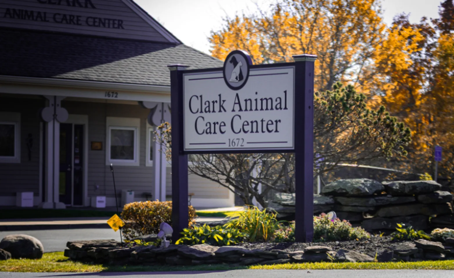 Clark Animal Care Center Exterior Sign Clark Animal Care Center Exterior Sign