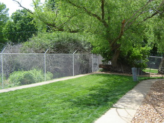 Florissant Animal Hospital Yard and Fence