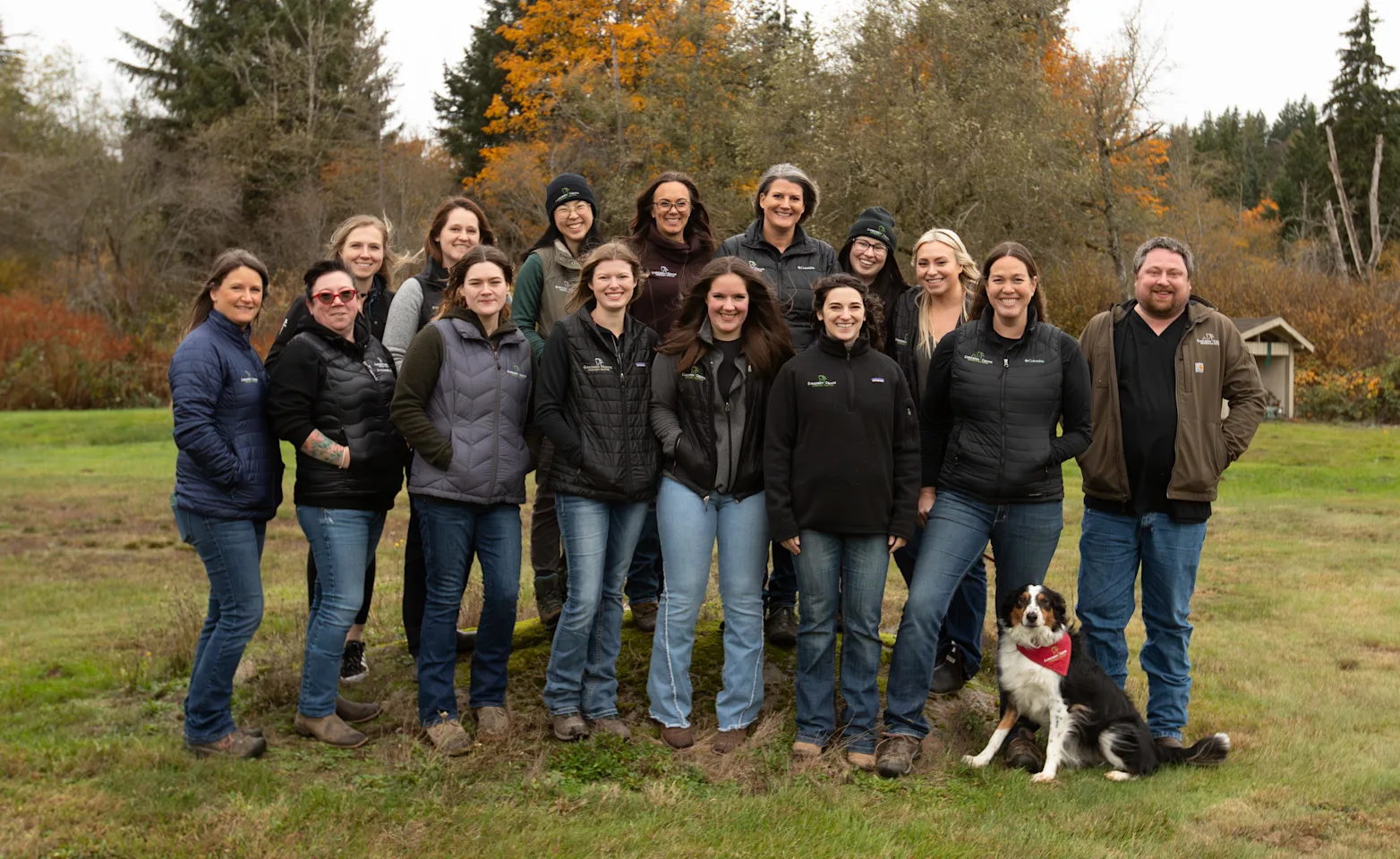 All members of the Evergreen Equine Staff All members of the Evergreen Equine Staff