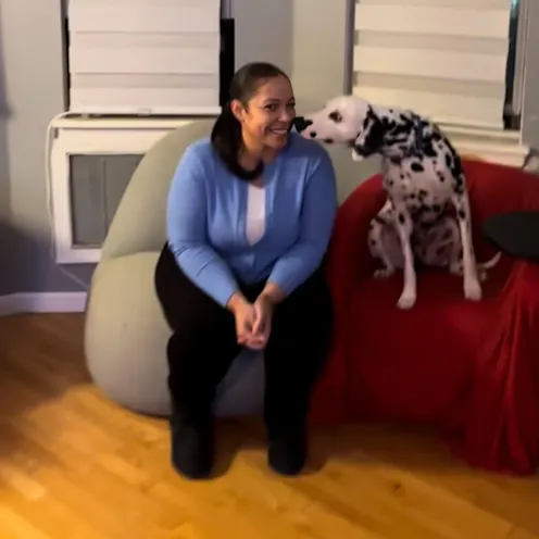 Reena and Blue Reena and Blue