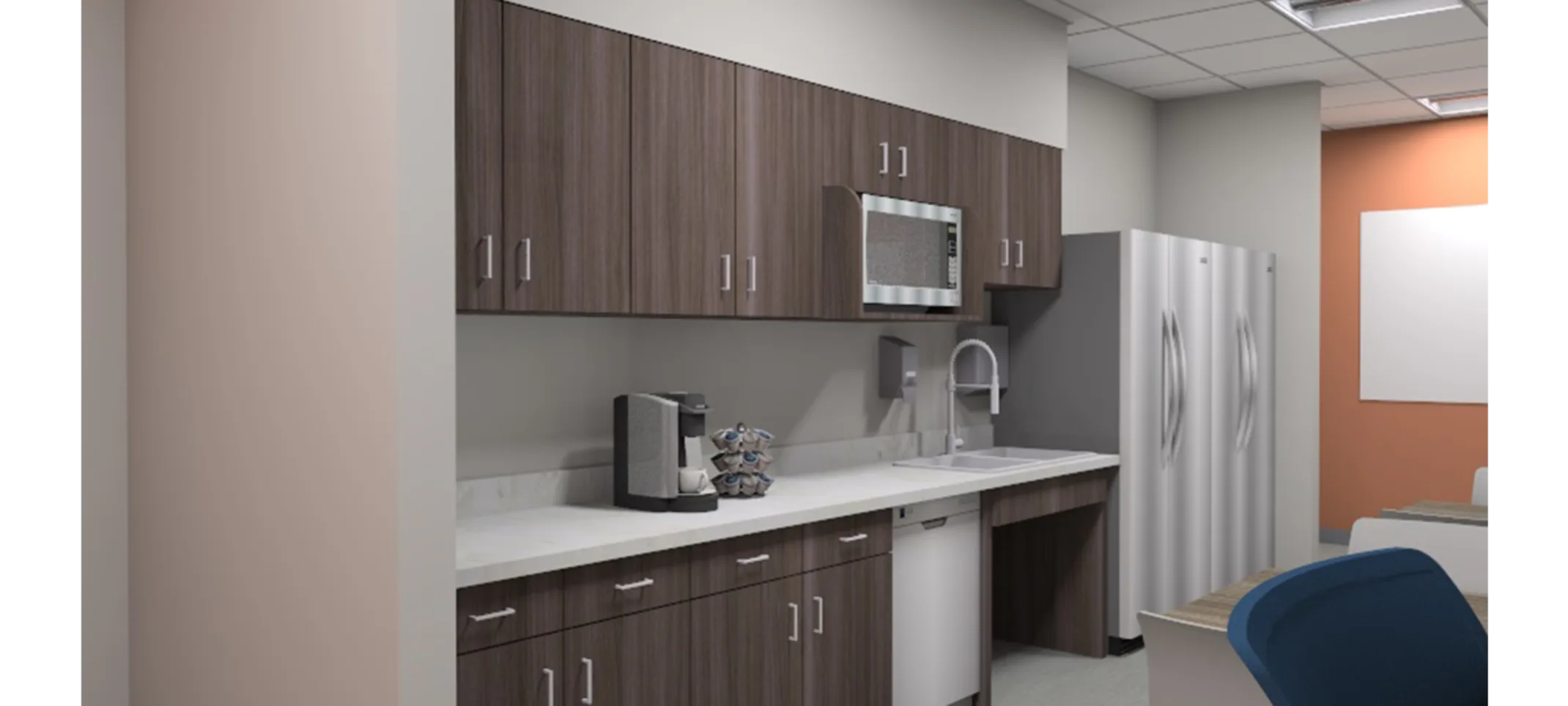 Interior Rendering of break room 2