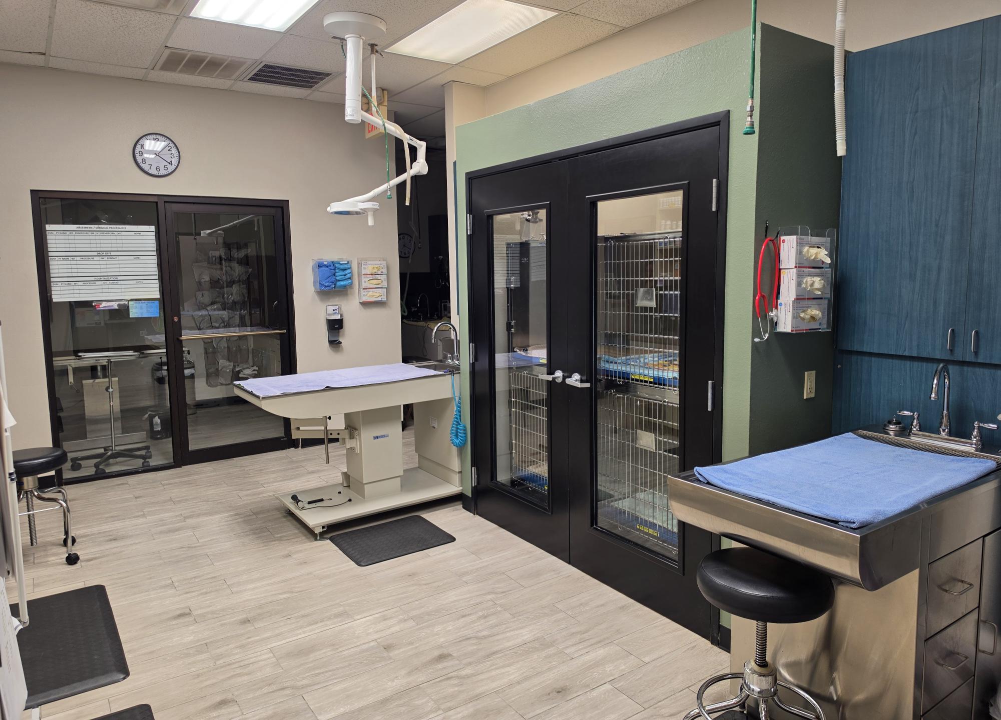 Champion Wood Animal Hospital Exam Tables