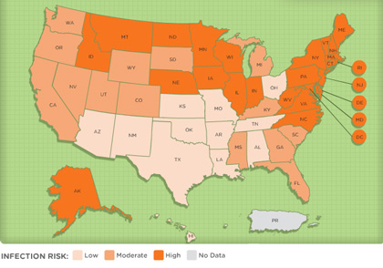 Lyme Disease Map