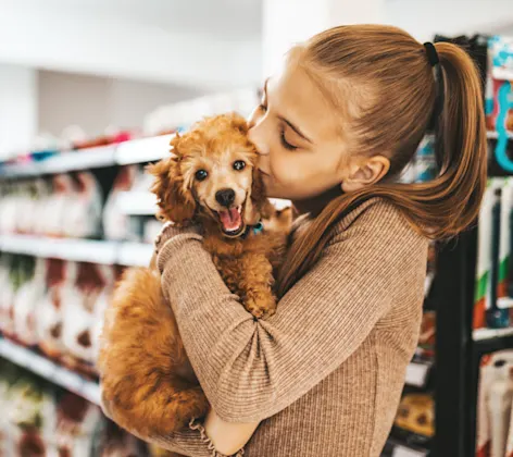 Girl kissing dog Girl kissing dog