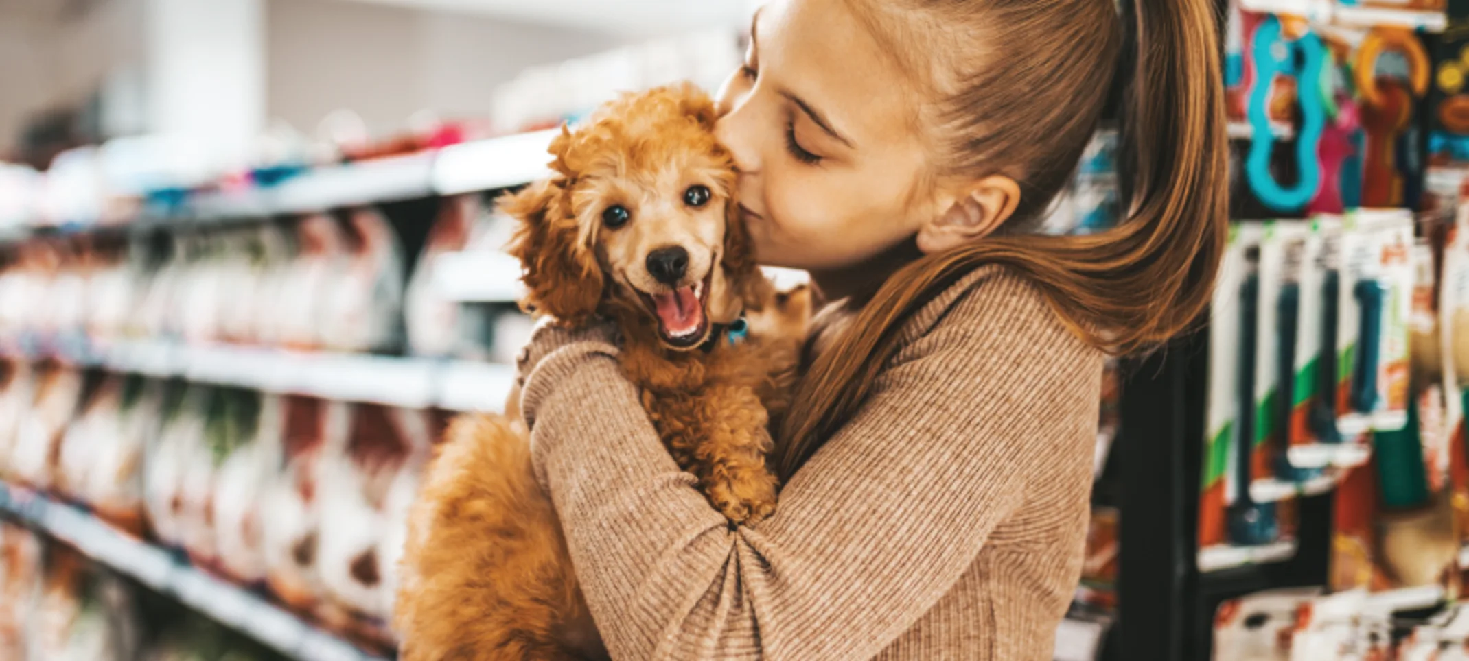 Girl kissing dog Girl kissing dog