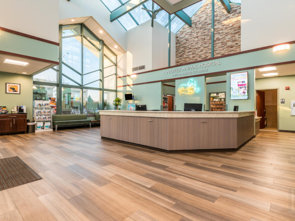 Naperville reception area