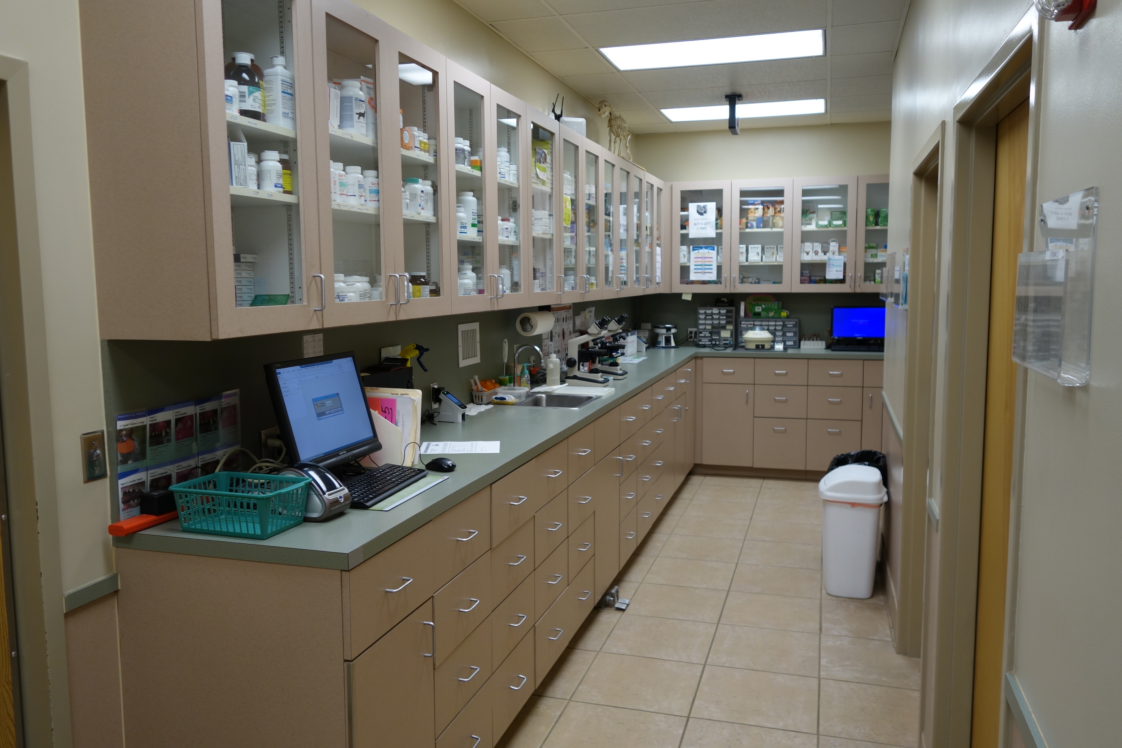 Pharmacy and lab 