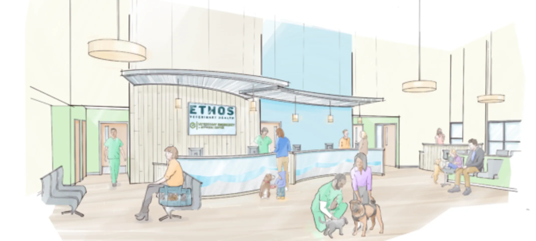 VERC Location Front Desk Drawing VERC Location Front Desk Drawing