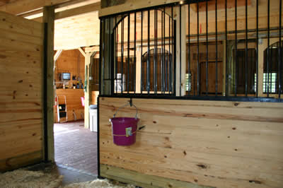 Six Stall Barn Interior