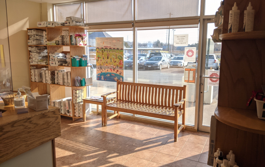 Reception Desk at Liston Animal Hospital 