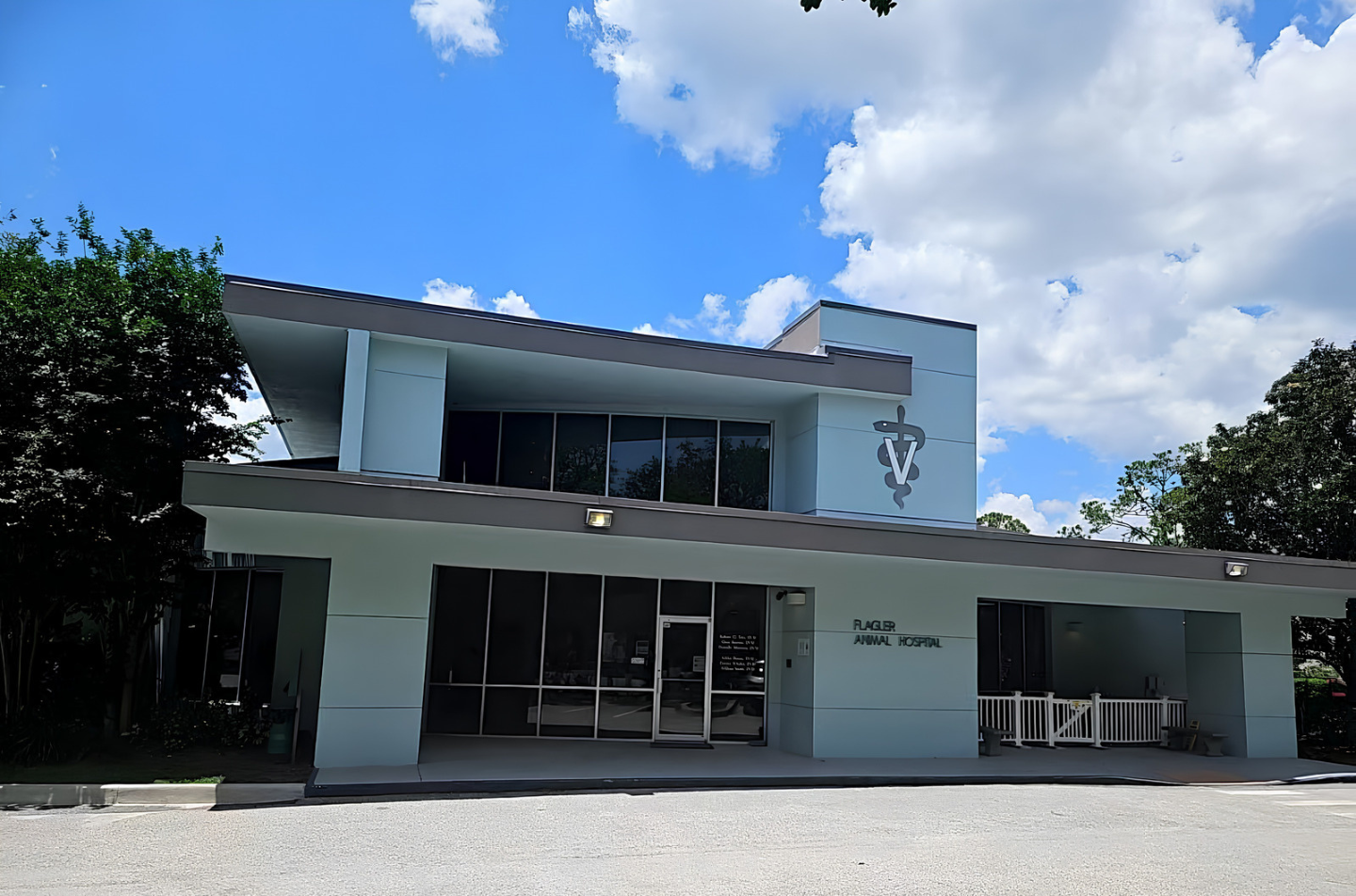 Exterior hospital view