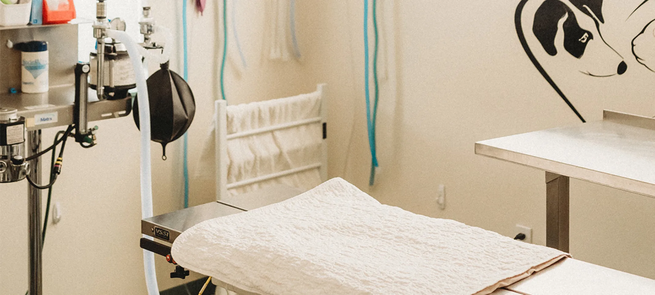 An operating table An operating table