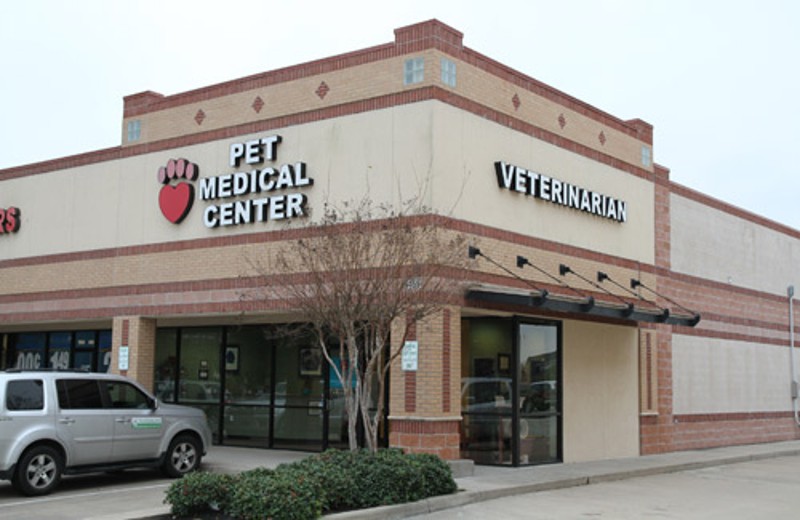 Angled View of Front of the Building