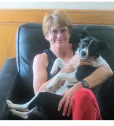Value Vet's Pet Care Coordinator, Anne, and her dog, Mattie