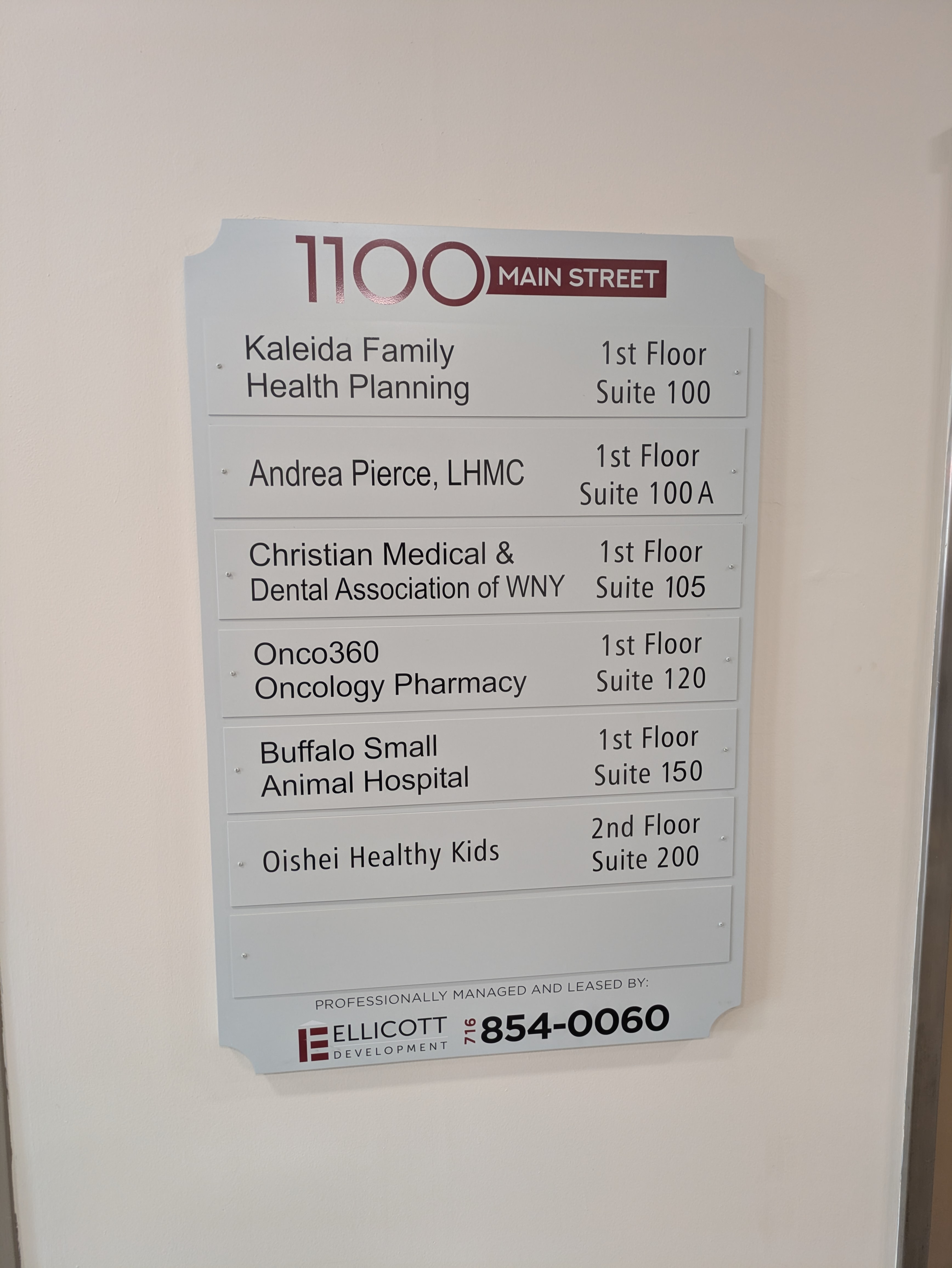  Hospital Suite Number