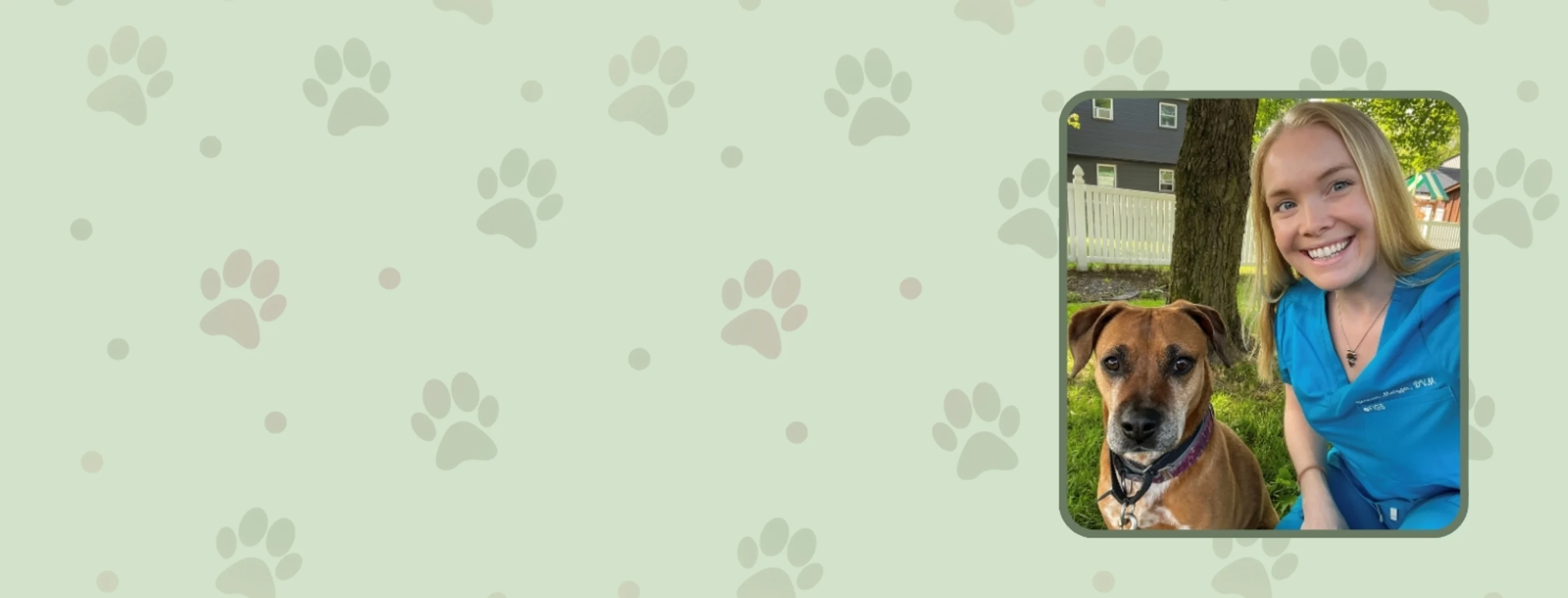 Dr. Pendergast and dog Dr. Pendergast and dog