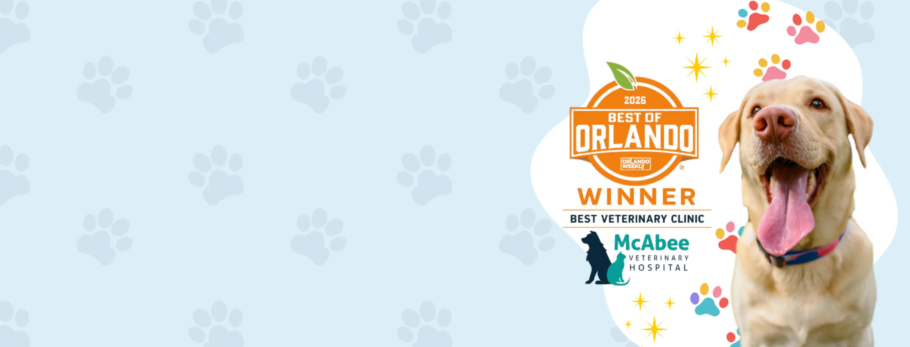 McAbee Veterinary Hospital - 2026 Orlando's Best Veterinarian Winner McAbee Veterinary Hospital - 2026 Orlando's Best Veterinarian Winner