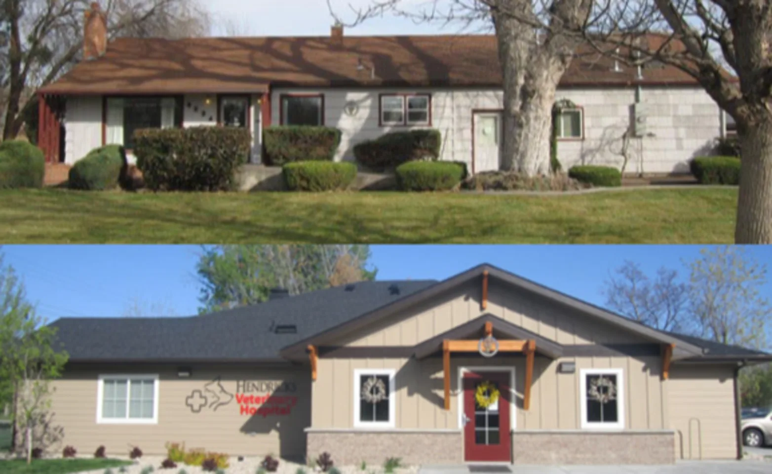 Before and After Front Office Before and After Front Office