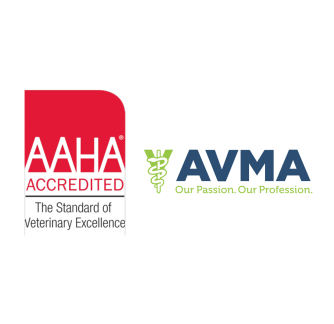 AAHA and AVMA logos AAHA and AVMA logos