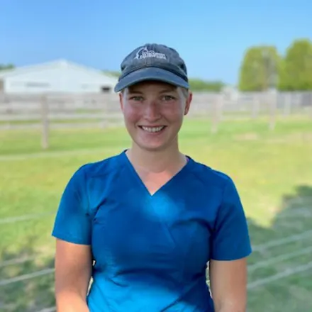 Jessica Doering at Wisconsin Equine Clinic