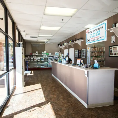 Brentwood Family Pet Care Reception Area and Lobby