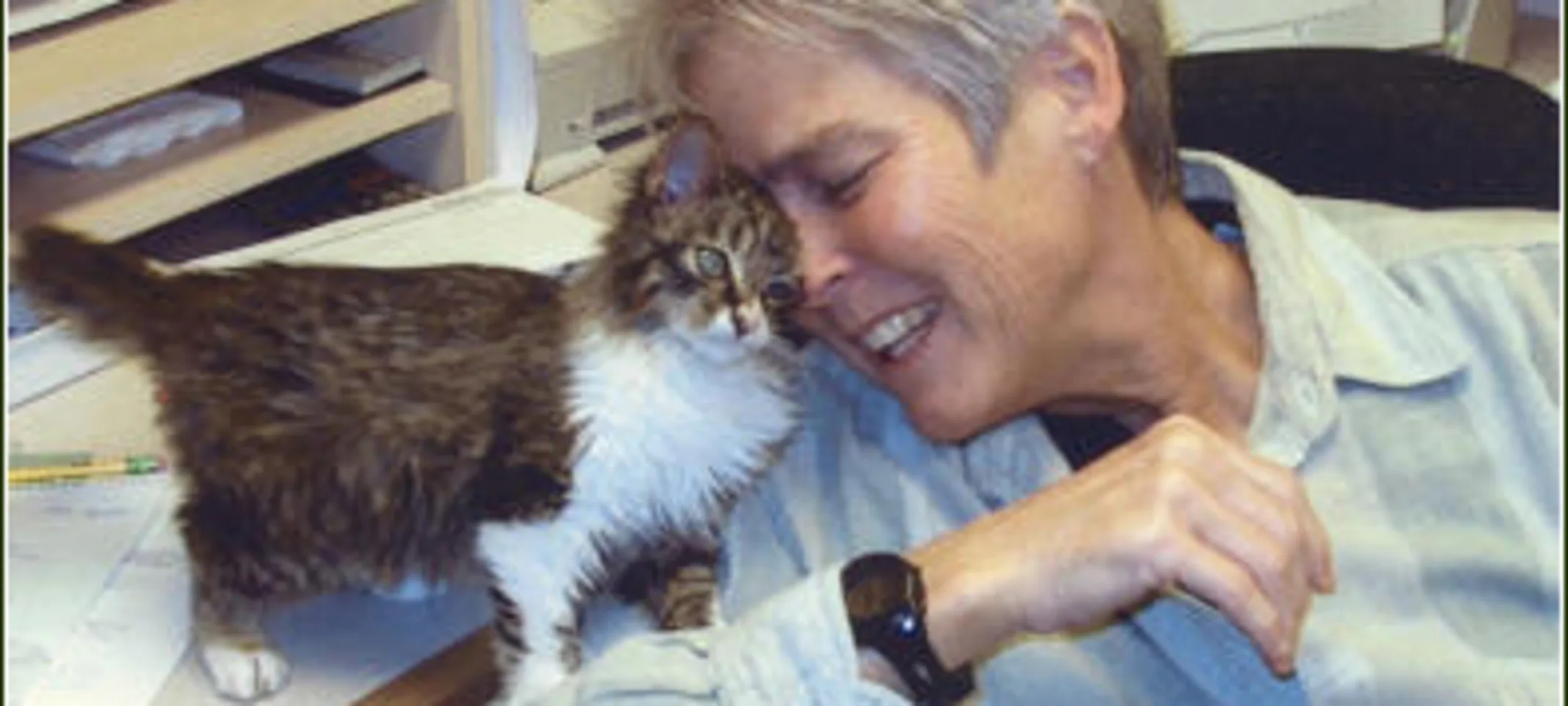 Alexis Higdon DVM, Founder Alexis Higdon DVM and Founder with cat