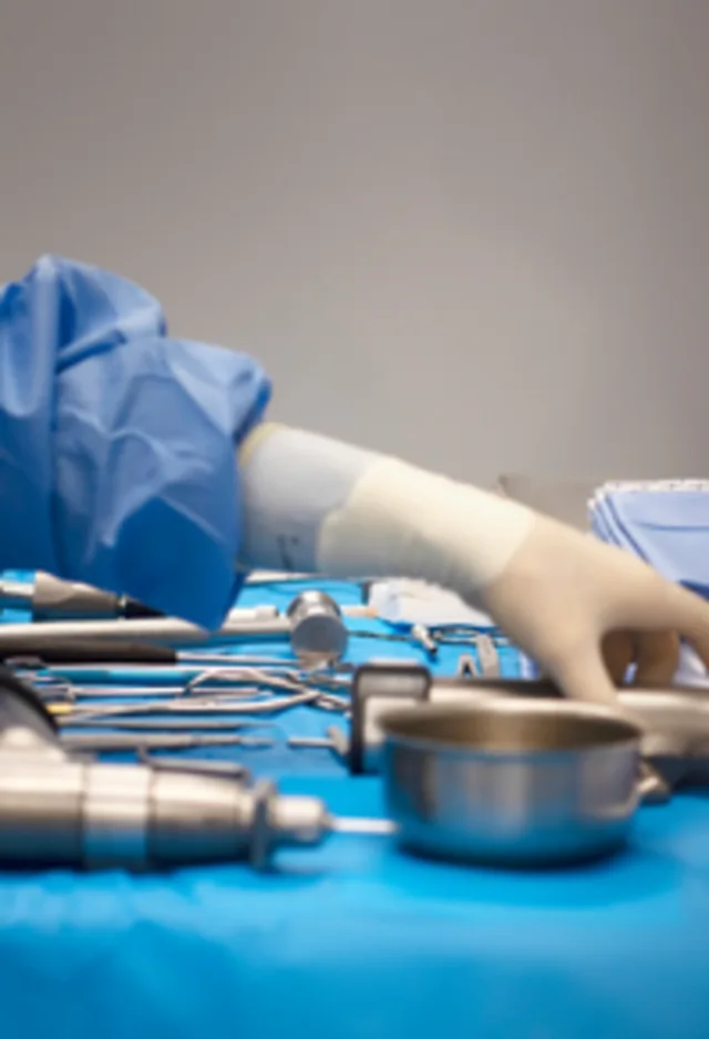 Doctor grabbing for tools Doctor grabbing for tools