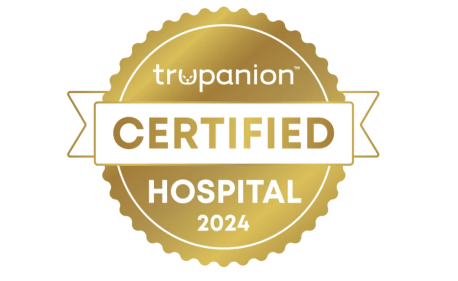 Trupanion Certified Hospital Gold Badge Trupanion Certified Hospital Gold Badge