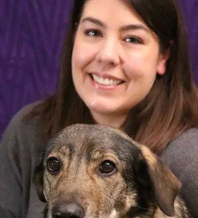 Mackenzie and her dog Mackenzie and her dog