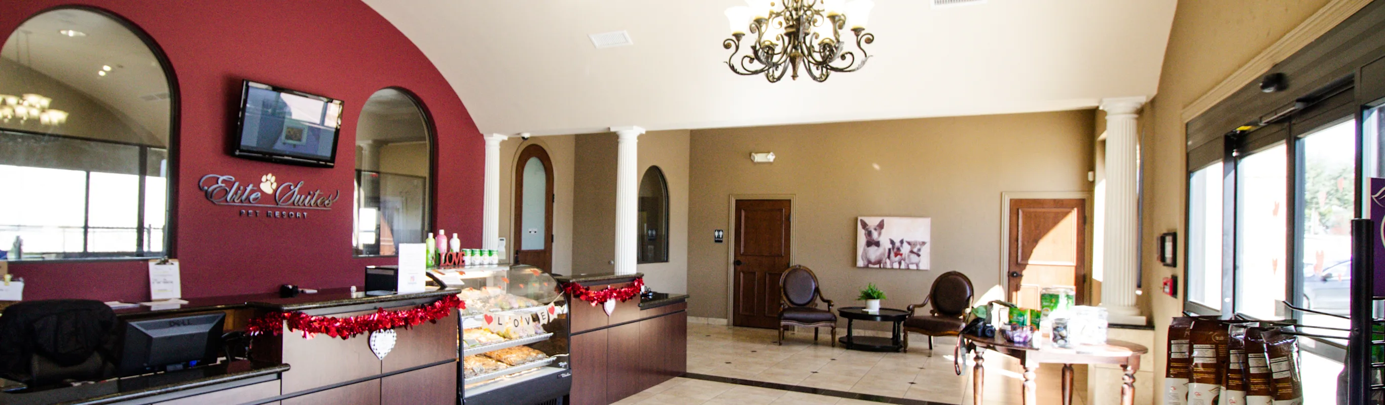 Lobby of Elite Suites Lobby of Elite Suites